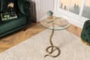 riess-ambiente Beistelltisch WILDLIFE SNAKE 65cm transparent / kupfer Bild 2