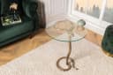 riess-ambiente Beistelltisch WILDLIFE SNAKE 65cm transparent / kupfer Bild 3
