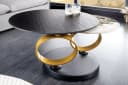 riess-ambiente Couchtisch DANCING RINGS Keramik mit Drehfunktion Schwarz/Gold Bild 3