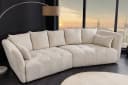 riess-ambiente Big-Sofa ROYAL 295cm Bouclé Champagner Beige Bild 2
