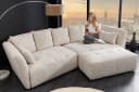 riess-ambiente Big-Sofa ROYAL 295cm Bouclé Champagner Beige Bild 3