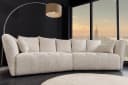 riess-ambiente Big-Sofa ROYAL 295cm Bouclé Champagner Beige Bild 5