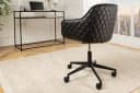 riess-ambiente Drehstuhl EUPHORIA schwarz mit Kunstleder und Metallgestell Bild 1