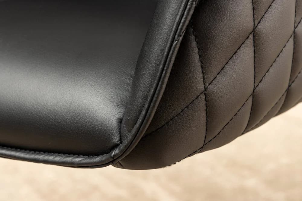riess-ambiente Drehstuhl EUPHORIA schwarz mit Kunstleder und Metallgestell - Bild 5