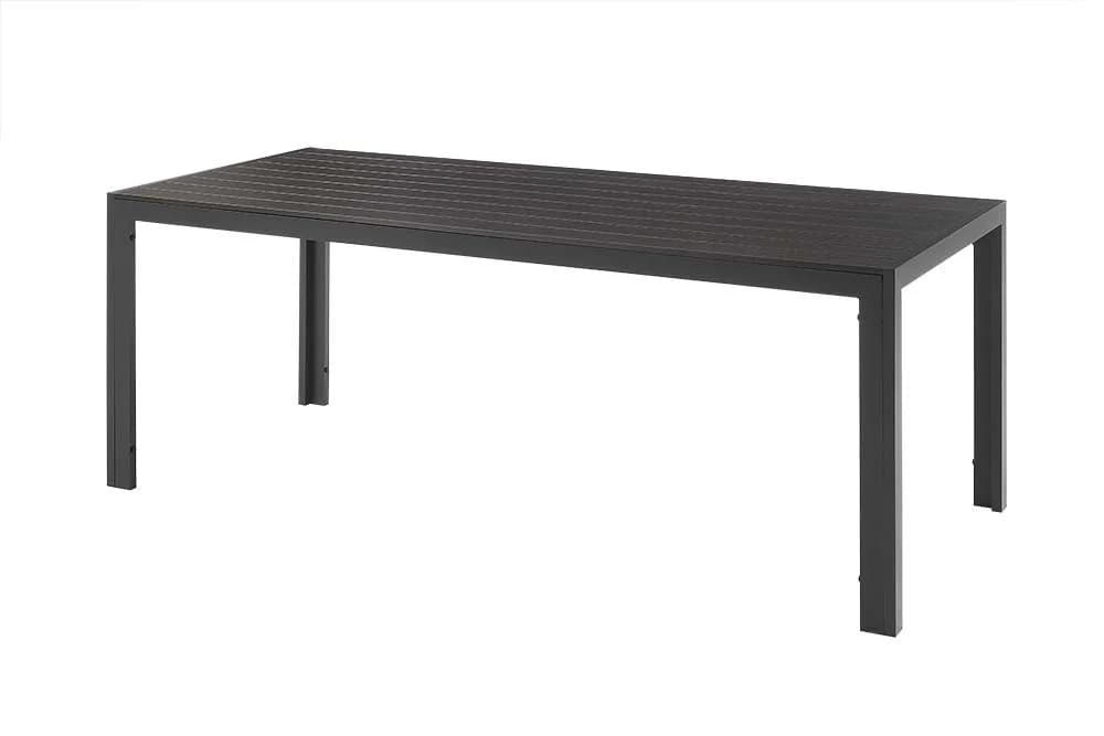 riess-ambiente Gartentisch DESIGNO Anthrazit/Schwarz Wetterfest Aluminium - Bild 1