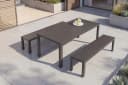 riess-ambiente Gartentisch DESIGNO Anthrazit/Schwarz Wetterfest Aluminium Bild 4