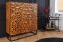 riess-ambiente Highboard VULCANO 120cm Braun Schwarz Massivholz Metall Bild 2