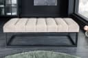 riess-ambiente Sitzbank PETIT BEAUTÉ 110cm Champagner Greige Schwarz Bild 3