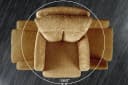 riess-ambiente Polsterstuhl BIG GEORGE senfgelb mit Armlehnen 360° drehbar Bild 5