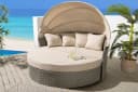 riess-ambiente Sonneninsel PLAYA LIVING 165cm natur Polyrattan Aluminium Bild 5