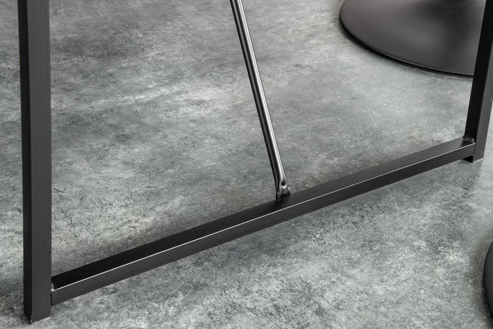 riess-ambiente Bartisch SLIM LINE 120cm Graphit Schwarz Marmor-Optik - Bild 3