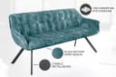 riess-ambiente Sitzbank PAPILLON 165cm Samt Metall-Füße Armlehne Bild 5
