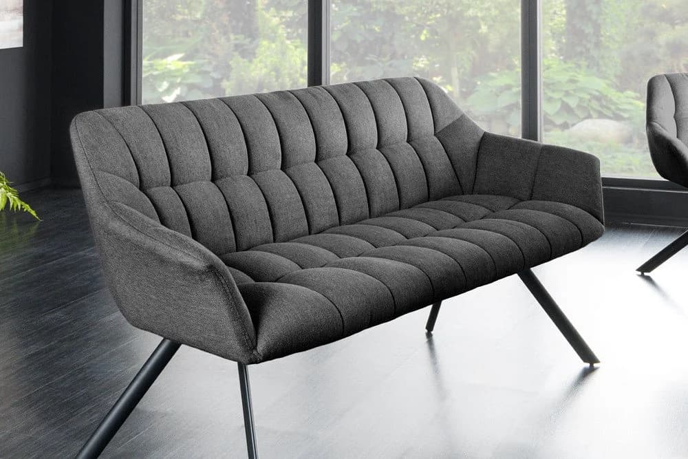 riess-ambiente Sitzbank PAPILLON 165cm Anthrazit Metall - Bild 2