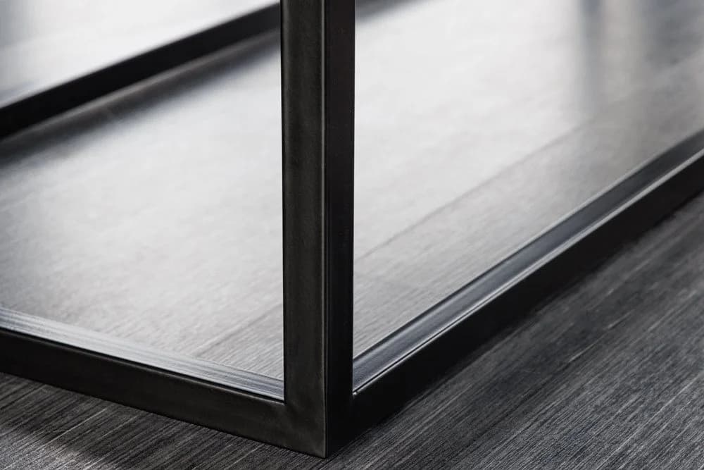 riess-ambiente Sitzbank PETIT BEAUTÉ 110cm Senfgelb Schwarz Samt Metall - Bild 5