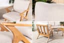 riess-ambiente Gartensessel COMFORT LINE Natur Beige Akazienholz Bild 5