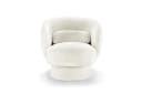 riess-ambiente Drehsessel BOSSA NOVA Weiß Bouclé 360° drehbar Bild 3