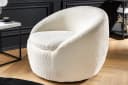 riess-ambiente Drehsessel ALPINE weiß 360° drehbar mit Armlehne Bild 4