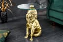 riess-ambiente Beistelltisch Löwe Gold Antik Glasplatte Bild 2