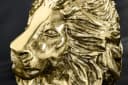 riess-ambiente Beistelltisch Löwe Gold Antik Glasplatte Bild 5