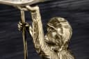 riess-ambiente Beistelltisch WILDLIFE MONKEY 60cm gold antik Metall Bild 3