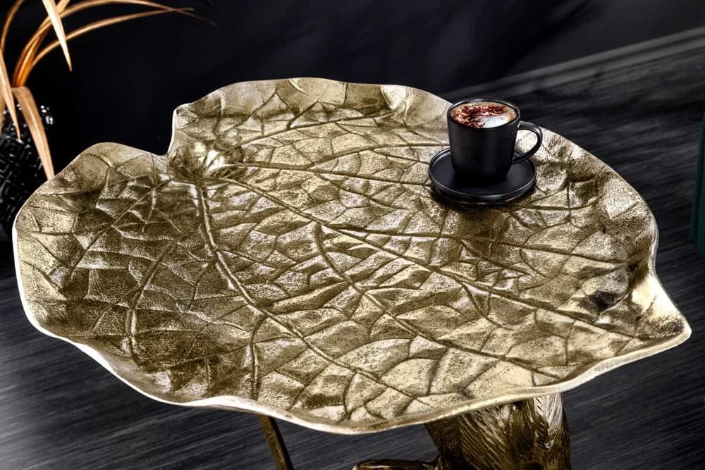 riess-ambiente Beistelltisch WILDLIFE MONKEY 60cm gold antik Metall - Bild 4