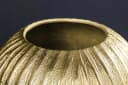 riess-ambiente Dekovase ELEGANCE 25cm Gold Kugelvase Metall Hammerschlag Bild 5