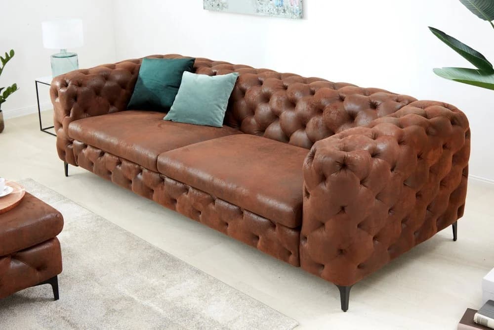 riess-ambiente 3-Sitzer Sofa Chesterfield Design Modern Barock - Bild 5