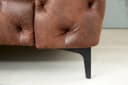 riess-ambiente Chesterfield-Sessel MODERN BAROCK 120cm antik braun Microfaser mit Federkern Bild 5