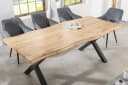 riess-ambiente Baumkantentisch WILD 160cm Wildeichen-Design Industrial Bild 2