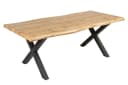 riess-ambiente Baumkantentisch WILD 160cm Wildeichen-Design Industrial Bild 4