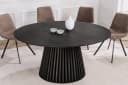 riess-ambiente Esstisch VALHALLA WOOD 120cm schwarz Japandi Bild 3