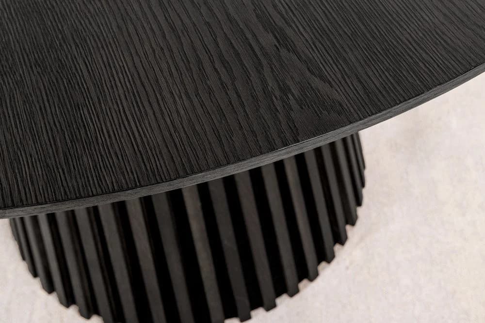 riess-ambiente Esstisch VALHALLA WOOD 120cm schwarz Japandi - Bild 5