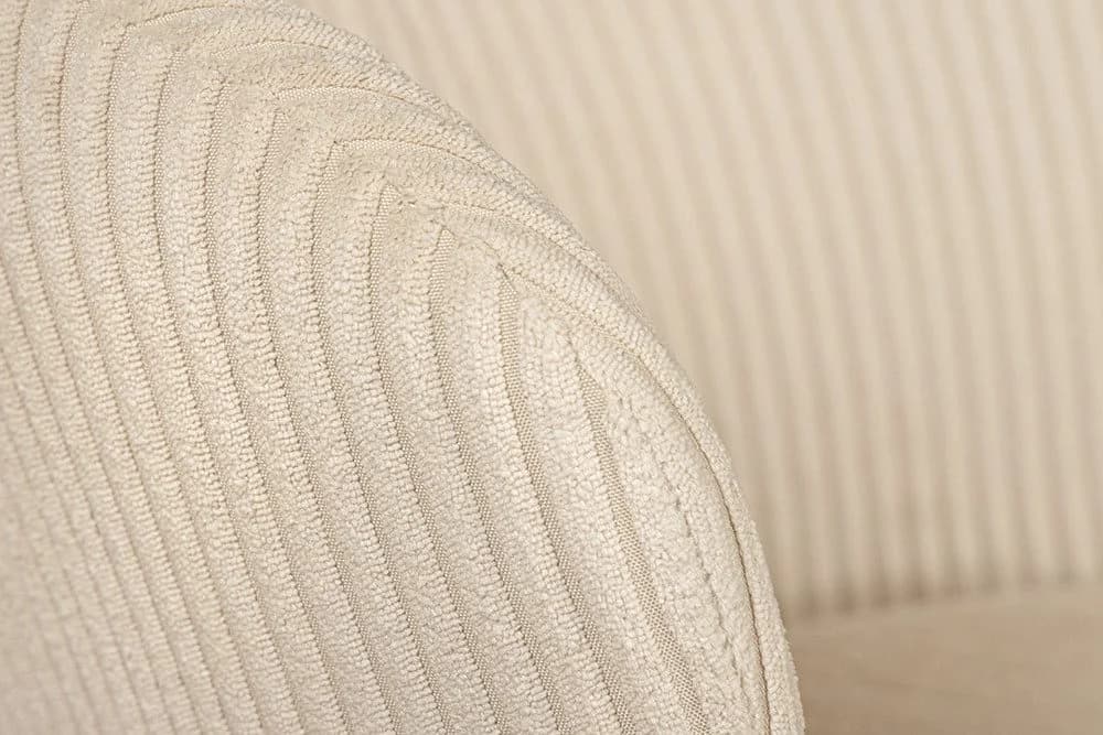 riess-ambiente Esszimmerstuhl LYON beige/schwarz Cord Skandi Retro - Bild 5