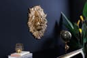 riess-ambiente Wanddekoobjekt WILDLIFE LION 35cm gold Löwenkopf-Skulptur Metall Bild 1