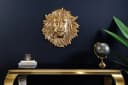 riess-ambiente Wanddekoobjekt WILDLIFE LION 35cm gold Löwenkopf-Skulptur Metall Bild 2