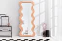 riess-ambiente Wandspiegel CURVY 160cm Apricot Wellen-Design Bild 2
