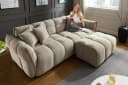 riess-ambiente CLOUD XXL Sofa 260cm Champagner Greige Bouclé Bild 3