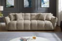 riess-ambiente CLOUD XXL Sofa 260cm Champagner Greige Bouclé Bild 4