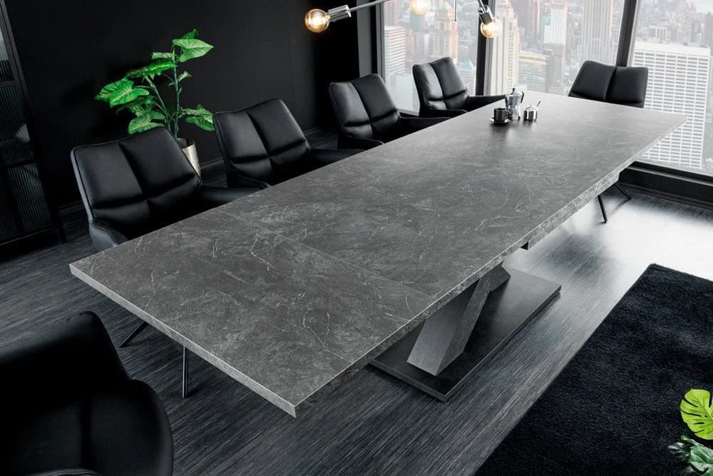 riess-ambiente Esstisch Montreal 180-230-280cm Keramik X-Gestell - Bild 4