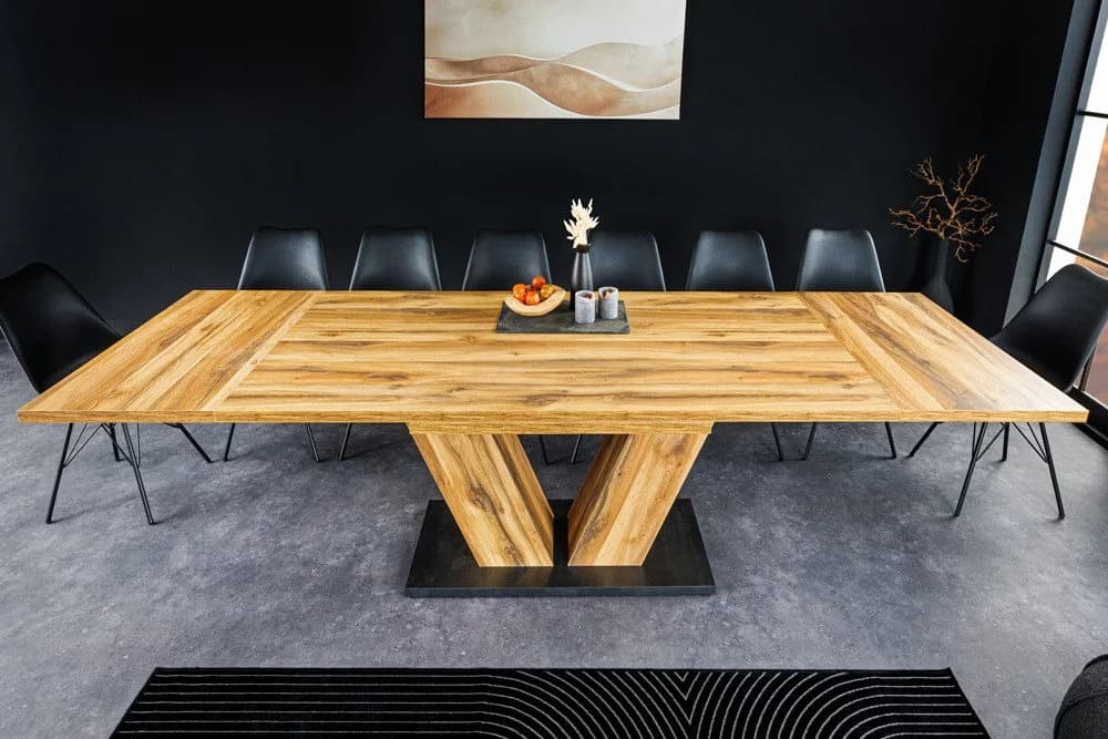 riess-ambiente Esstisch MONTREAL ausziehbar V-Gestell Industrial Design - Bild 4
