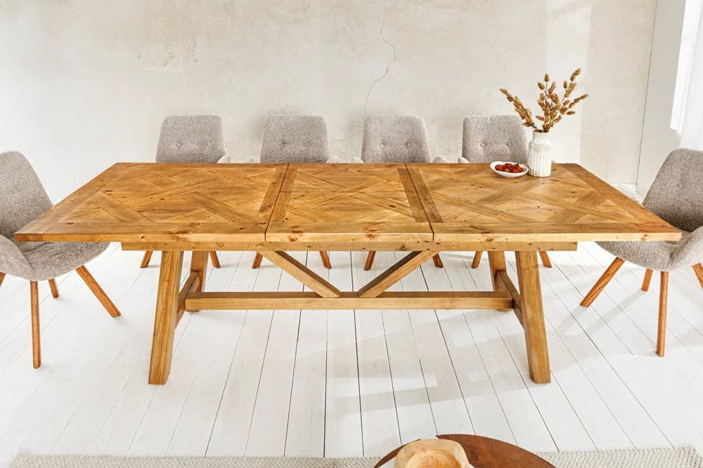 riess-ambiente Esstisch RIVIERA 180-240cm Pinienholz Bohlenoptik - Bild 3