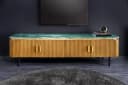 riess-ambiente TV-Board VENEZIANO Mangoholz Marmorplatte Retro-Design Bild 1