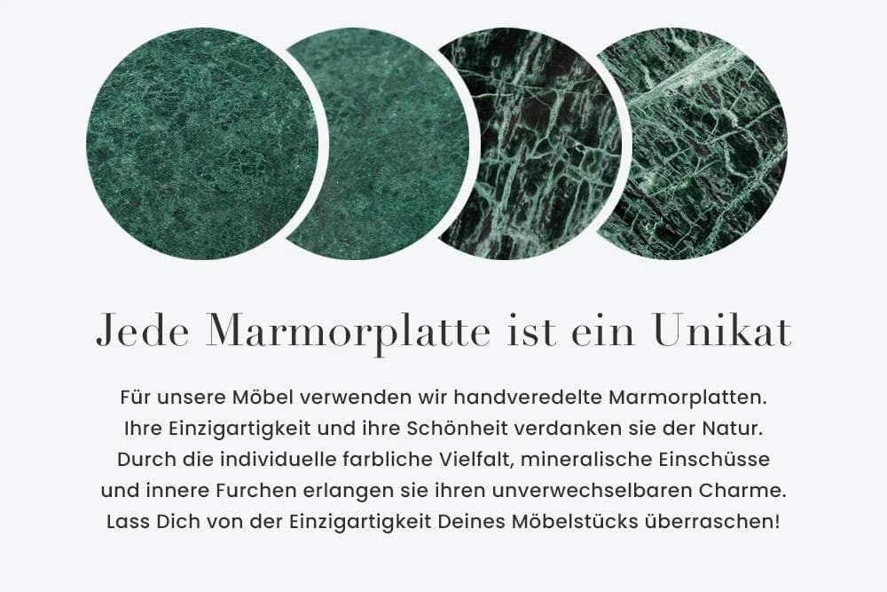 riess-ambiente TV-Board VENEZIANO Mangoholz Marmorplatte Retro-Design - Bild 4