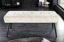 riess-ambiente Sitzbank BOUTIQUE Beige Schwarz Cord Metall Bild 1