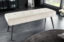 riess-ambiente Sitzbank BOUTIQUE Beige Schwarz Cord Metall Bild 2