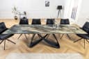 riess-ambiente Esstisch INFINITY Taupe Marmor-Keramik Ausziehbar Bild 1