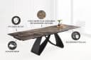 riess-ambiente Esstisch INFINITY Taupe Marmor-Keramik Ausziehbar Bild 5