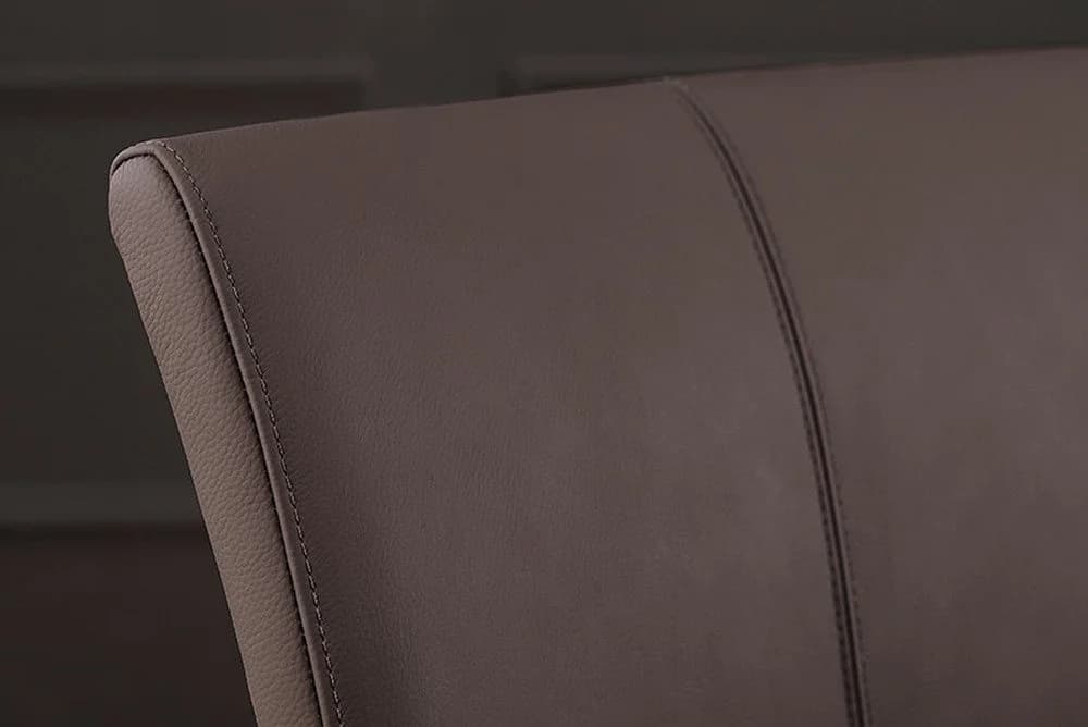 riess-ambiente Esszimmerstuhl SAMSON Taupe Grau / Schwarz mit Armlehnen - Bild 3
