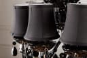riess-ambiente Kronleuchter BLACK CRYSTAL XL 80cm Schwarz Barock Bild 5