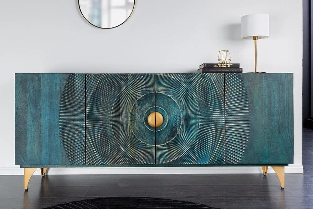 riess-ambiente Sideboard GOLDEN SUNSET 180cm Türkis Gold - Bild 5